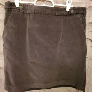 Corduroy Banana Republic Charcoal/Navy Skirt